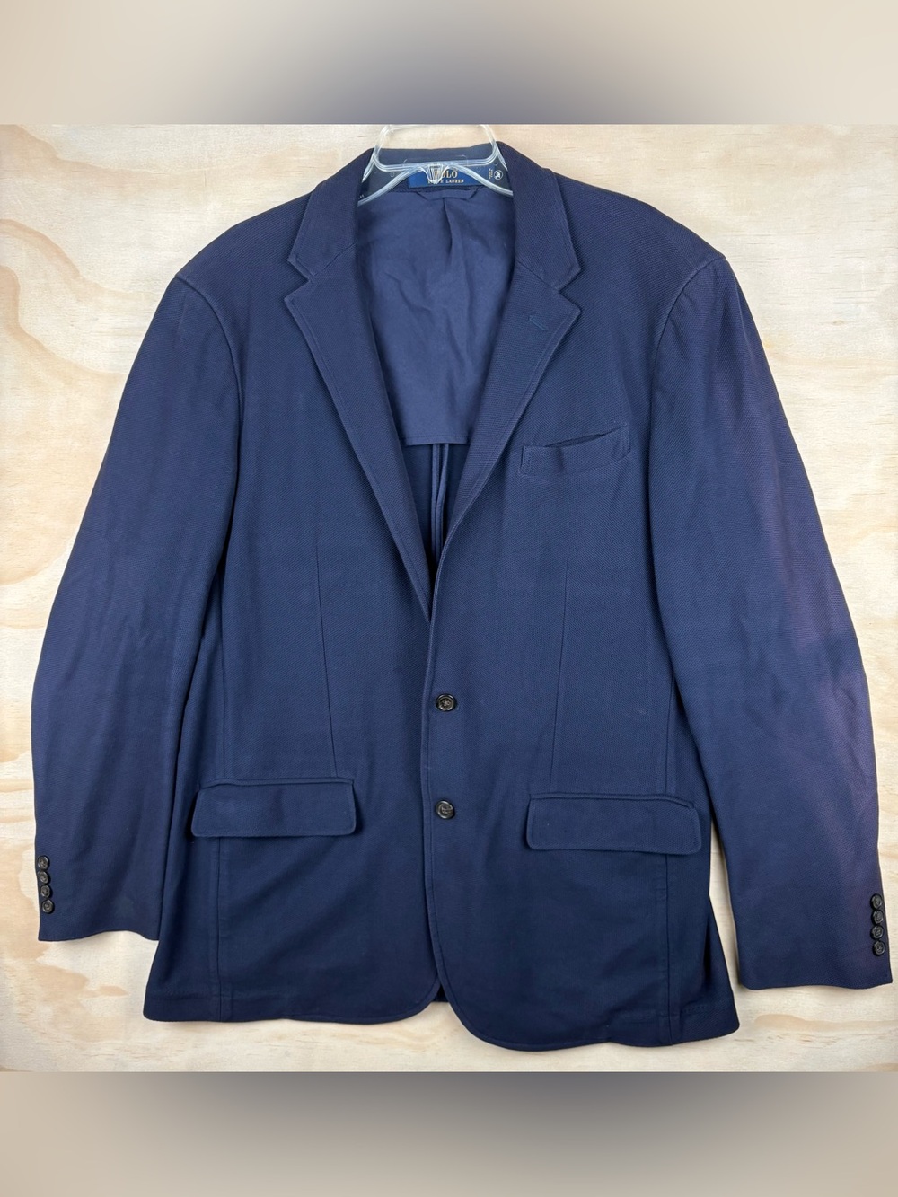 Polo Ralph Lauren Blazer Jacket Mens XL Cotton Unstructured Travel Casual